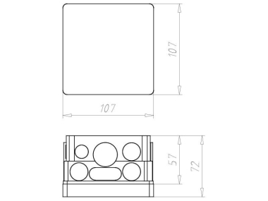 KAIS UP Universaleinbaugehäuse   1095-22 
