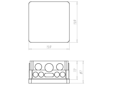 KAIS UP Universaleinbaugehäuse   1096-22 