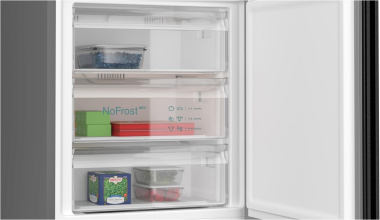 Siemens KG49NXXCF blackSteel Kühlkombi 