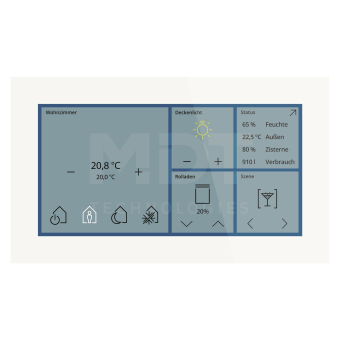 MDT BE-GTS06TW.01S Glas Touch Smart 