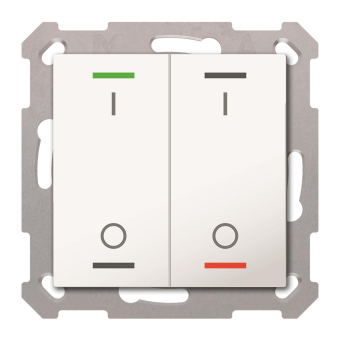 MDT BE-TAL55T2.B1 Taster Light 55 2fach 