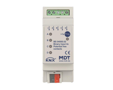 MDT Binäreingang 4-fach 2TE REG 