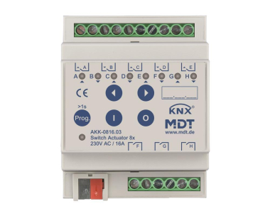 MDT AKK-0816.03 Schaltaktor 8fach 4TE 