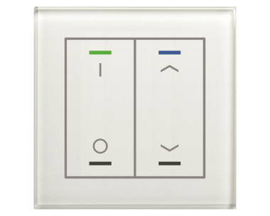 MDT Glastaster II Light 2-fach RGBW mit 