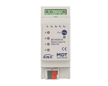 MDT Binäreingang 4-fach 2TE REG 