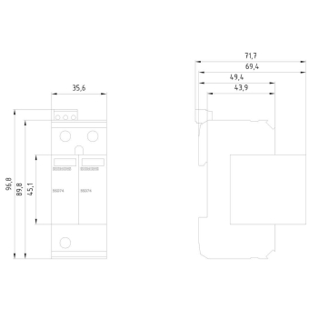SIEM Überspannungsableiter,    5SD7481-1 