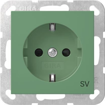 GIRA 4453107 SCHUKO-Steckdose m.Shutter 