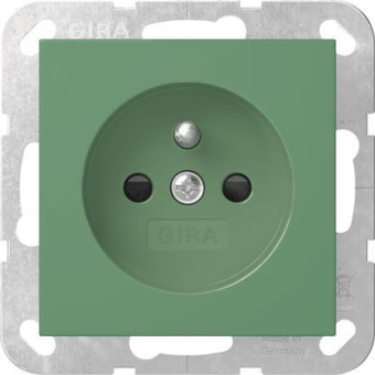 GIRA 4485107 Steckdose Erdstift+Shutter 