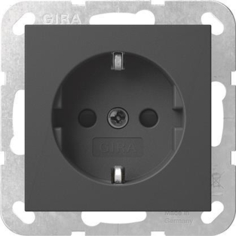 GIRA 4755005 SCHUKO-Steckdose m.Shutter 