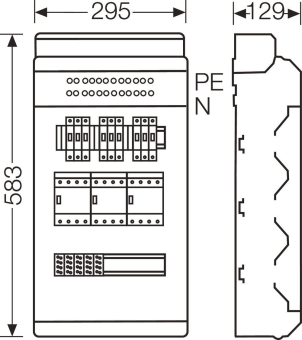 Hensel Ladeverteiler f.3 KV EV 11kW 3100 