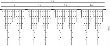 S&H Ersatzstrang f.LED Giant Ice   58339 