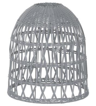 S&H Rattan-Lampenschirm 30x33cm    88188 