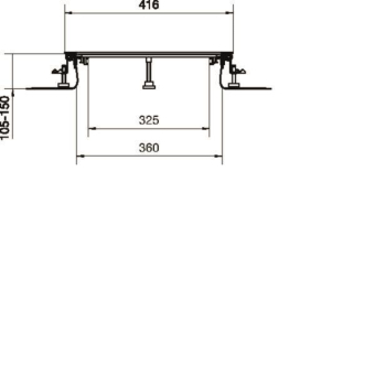 Hager Bodenkanal estrichbündig BKF400105 