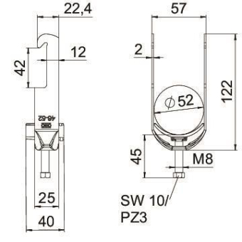 OBO BS-W1-K-52 FT Bügelschelle 2056 