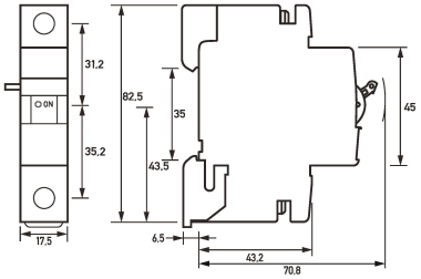 Doepke Arbeitsstromauslöser     DASA 230 