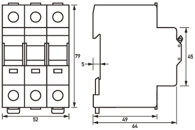 Doepke Lasttrennschalter 80A  RH 080-300 