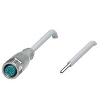 PF Kabeldose M12 LED 4p   V1-G-A2-5M-PUR 