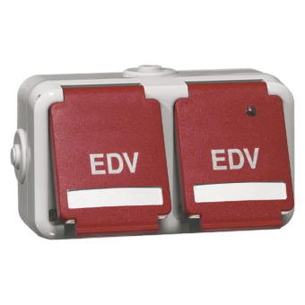 PEHA SCHUKO-Std. 6632 WAB GLK NA ROT EDV 