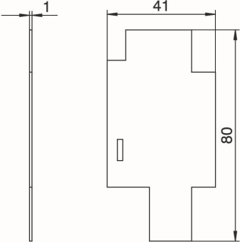 OBO T4B TQ Quertrennwand f.T4B PVC 