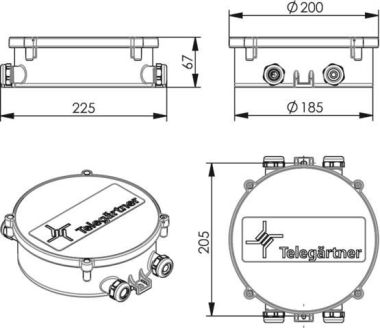 TEGA TOC ODB68 f.24Spleiße     100022300 