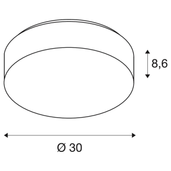 SLV LIPSY 30 Drum CW LED Outdoor 1002075 