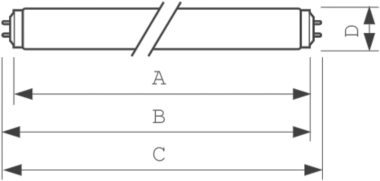 Philips Actinic BL TL 40W/10 1SL/25 