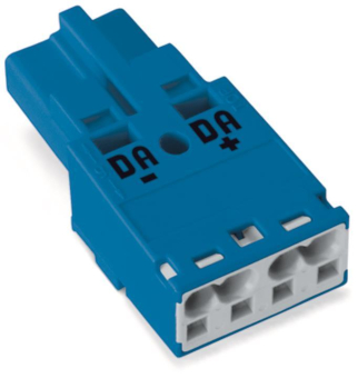 WAGO 770-1112 Stecker,2-polig,blau 