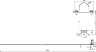 DEHN Befestigungsschelle für      105362 