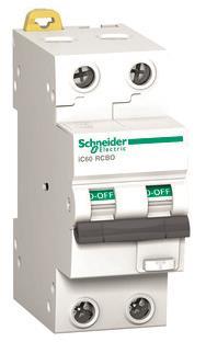 Schneider FI/LS-Schalter iC60H, A9D17216 
