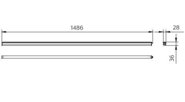 Philips 830 warm BN021C LED24S/830 L1500 