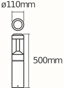LEDV ENDURA STYLE Lantern Modern500 
