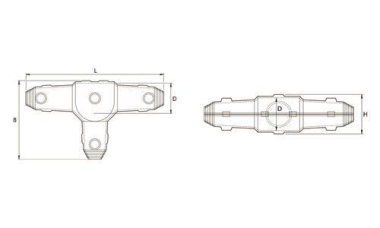 CELL Abzweig-Muffe 4x6                T1 