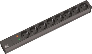 Bachmann 19" 1HE 8xSchuko 1xÜSS  333.534 