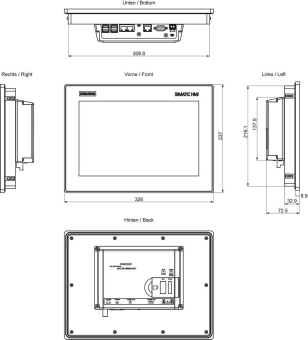 Siemens SIMATIC HMI   6AV2128-3MB06-0AX1 