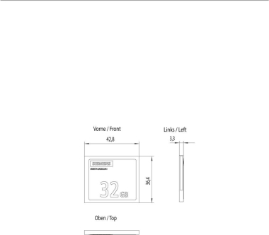 Siemens 6AV65742AC002AA1 CF-Karte 