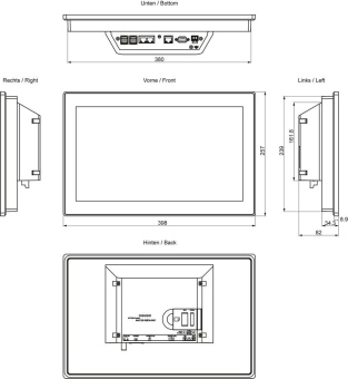 Siemens SIMATIC HMI   6AV2128-3QB36-0AX1 