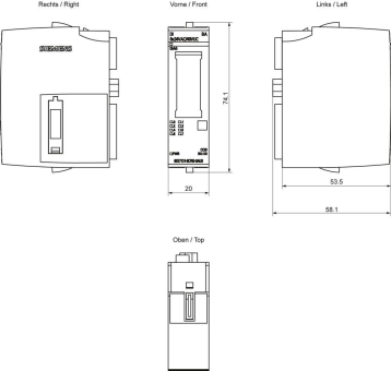 Siemens ET 200SP, DI  6ES7131-6CF00-0AU0 