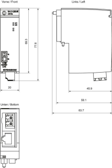 Siemens Busadapter BA 6ES7193-6AG60-0AA0 