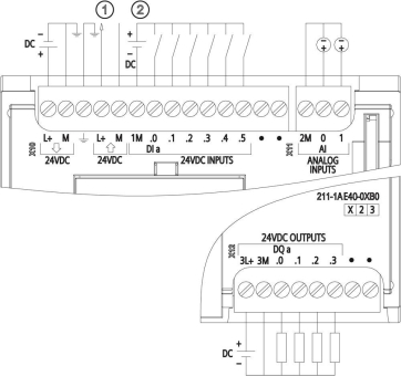 Siemens 6ES72111AE400XB0 SIMATIC S7-1200 