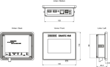 Siemens SIMATIC HMI   6AV2123-3DB32-0AW0 