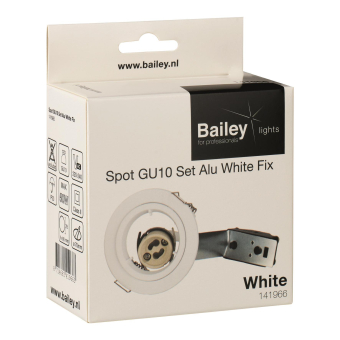 BAIL Spot GU10 Set Alu White Fix  141966 