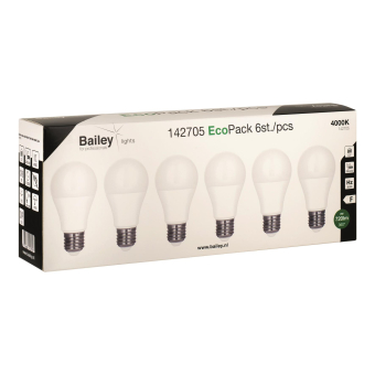 BAIL EcoPack 6pcs LED A60 E27     142705 