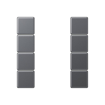 Jung Tastensatz 4fach kpl     A504TSAANM 