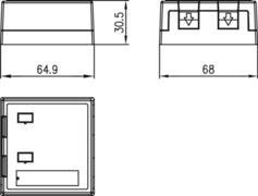 TG Modul-Aufnahme 2-fach Ap  H02000A0072 