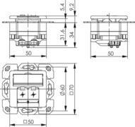 TG AMJ45 8/8 Up/50 Cat.6A    J00020A0500 