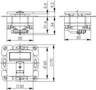 TG AMJ45 Anschlussdose       J00020A0419 