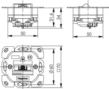 TG Anschlussdose AMJ45 8     J00020A0420 