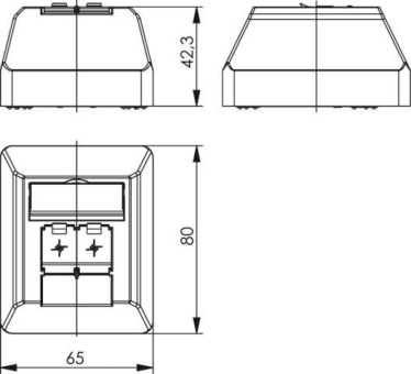 TG AMJ45 8/8 K Ap Cat.6A ISO J00023A0204 