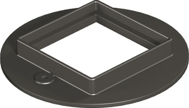 OBO US80 B Geräteabdeckplatte f.1f 