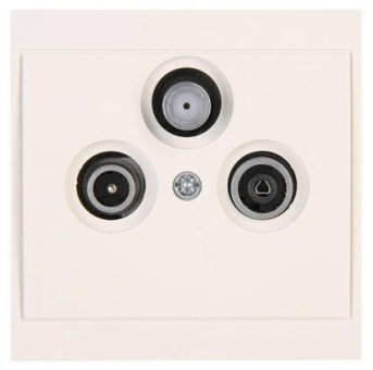 Kopp Antennensteckdose 3-fach  916101081 